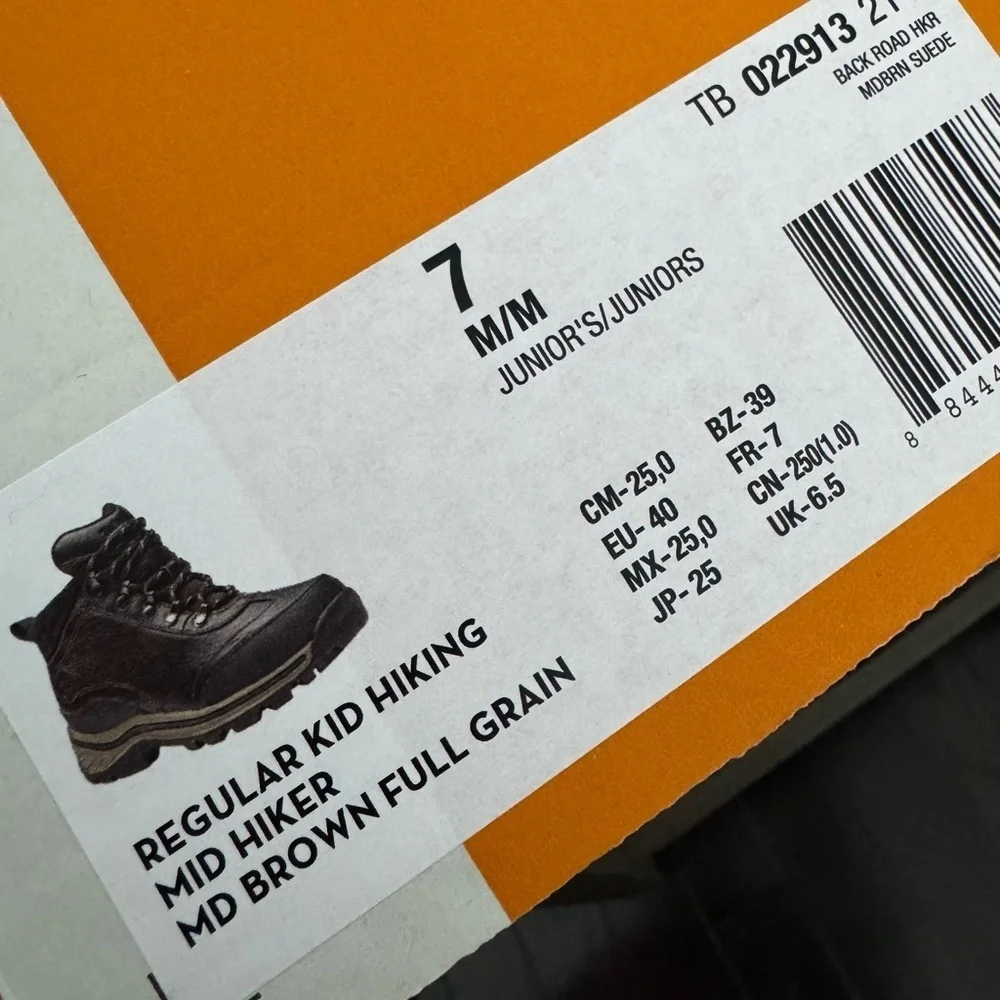 Timberland hiking boots